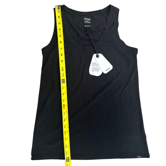 Prana Cozy Up Black Tank Top SZ XS Classic Athleisure Yoga Casual NWT - Picture 5 of 6